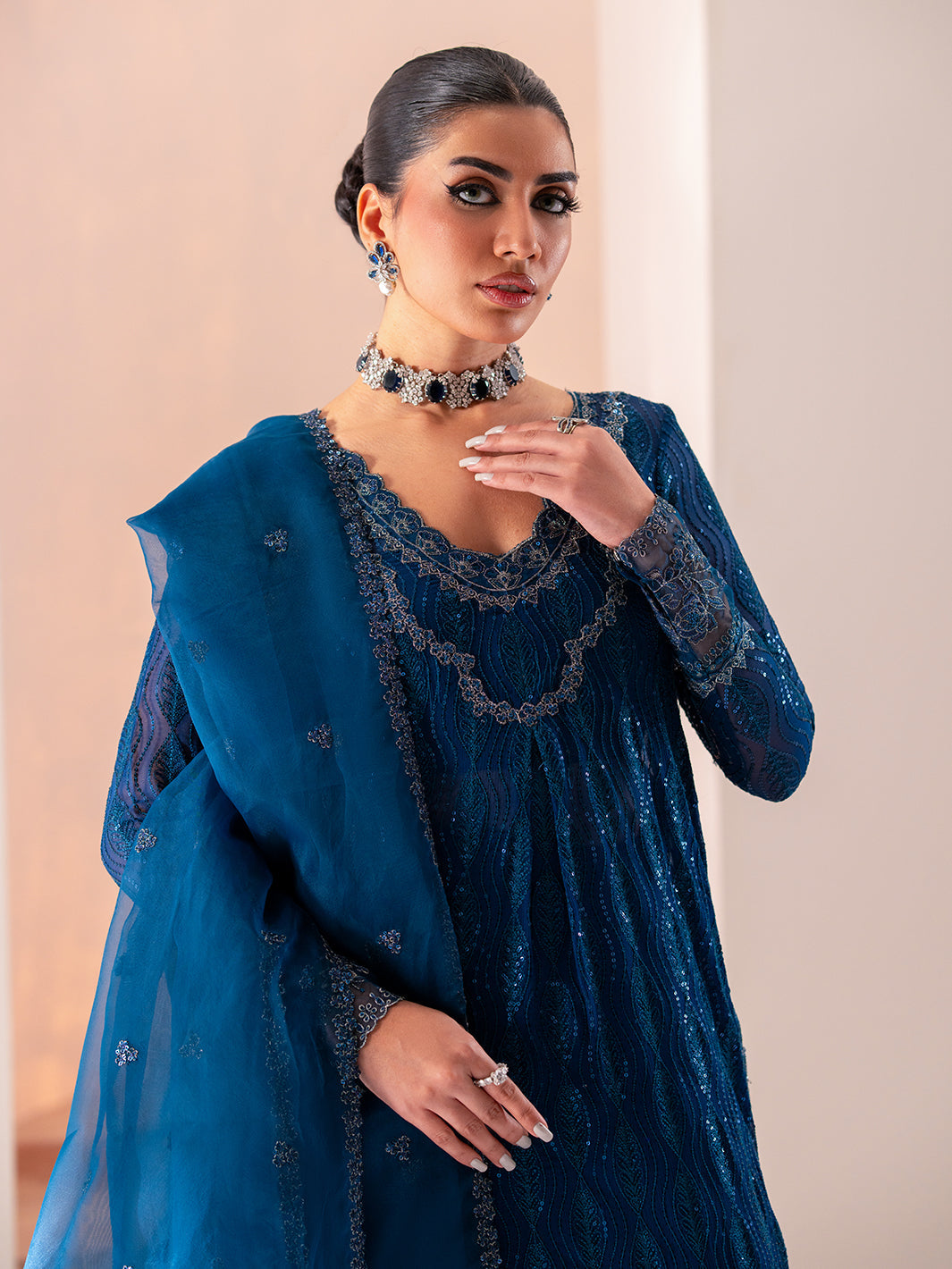 Izel | Stardust Luxury Collection | SLC-003-Nova by Izel - Designer Dress - Type: Ladies Clothes - Available at Libayah - 100% Original