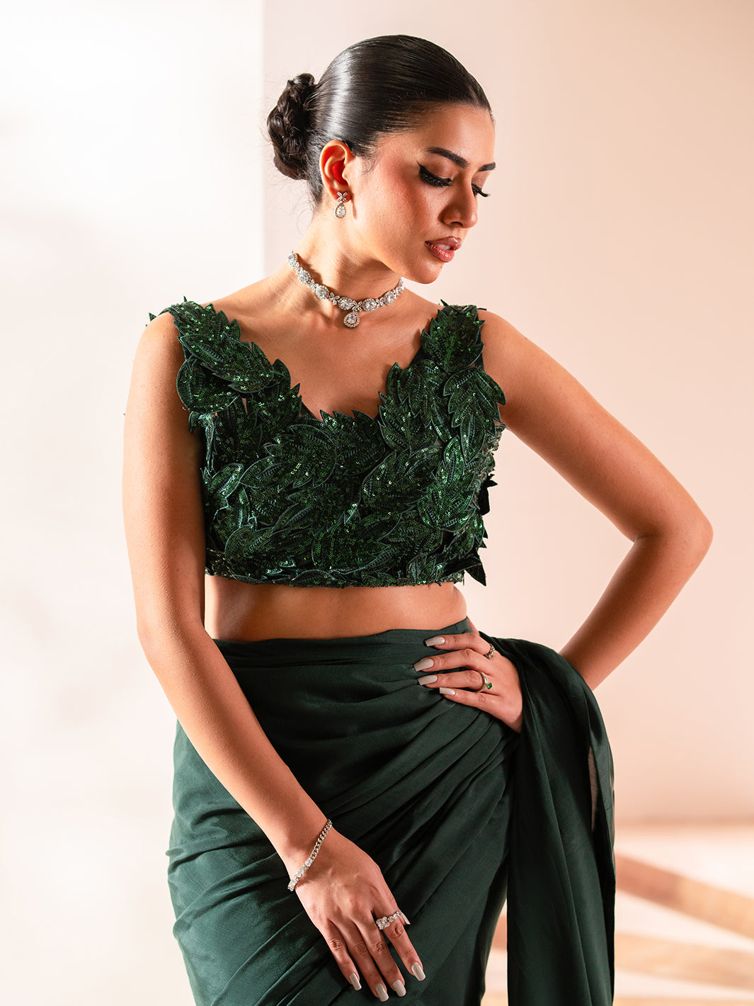 Izel | Stardust Luxury Collection | SLC-001 - Luxe by Izel - Designer Dress - Type: Ladies Clothes - Available at Libayah - 100% Original