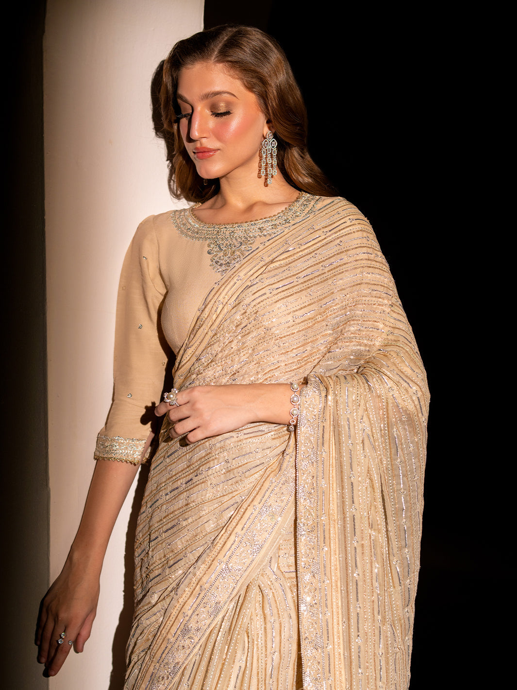 Izel | Stardust Luxury Collection | SLC-004-Luna by Izel - Designer Dress - Type: Ladies Clothes - Available at Libayah - 100% Original