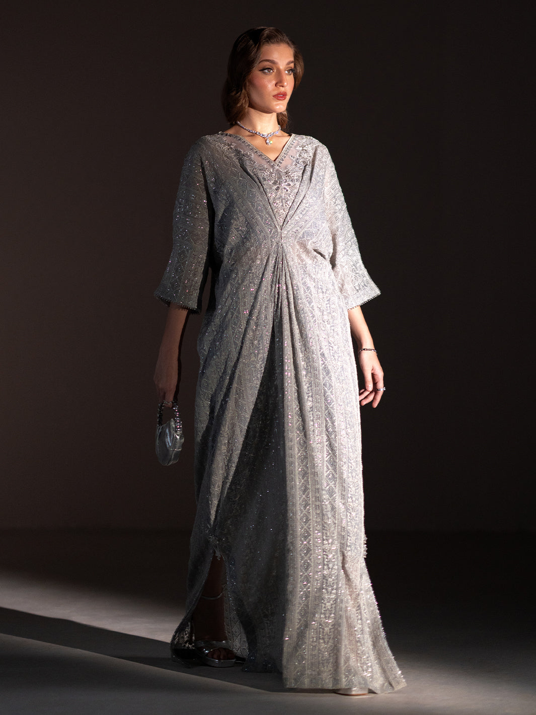 Izel | Stardust Luxury Collection | SLC-007-Glim by Izel - Designer Dress - Type: Ladies Clothes - Available at Libayah - 100% Original