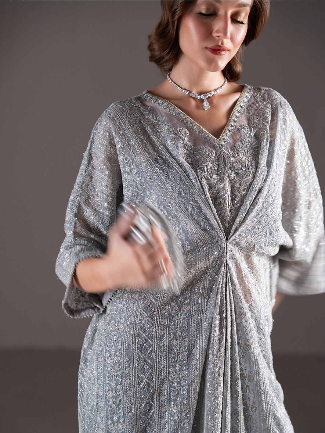 Izel | Stardust Luxury Collection | SLC-007-Glim by Izel - Designer Dress - Type: Ladies Clothes - Available at Libayah - 100% Original