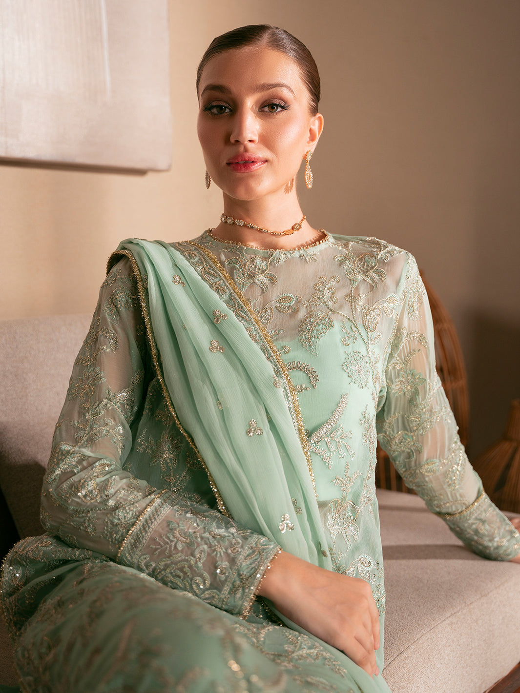 Izel | Stardust Luxury Collection | SLC-008-Nyra by Izel - Designer Dress - Type: Ladies Clothes - Available at Libayah - 100% Original