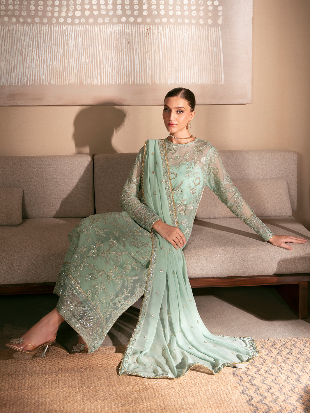 Izel | Stardust Luxury Collection | SLC-008-Nyra by Izel - Designer Dress - Type: Ladies Clothes - Available at Libayah - 100% Original