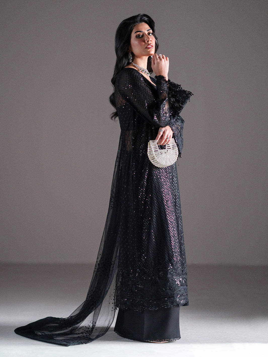 Izel | Stardust Luxury Collection | SLC-014-Zelie by Izel - Designer Dress - Type: Ladies Clothes - Available at Libayah - 100% Original