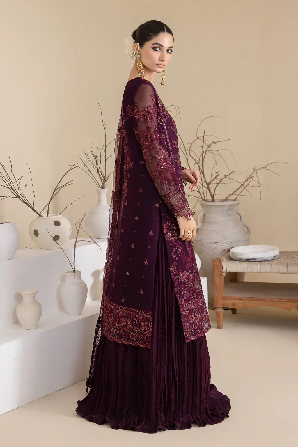 Iznik | Chinnon Chiffon | CC-28 KEEYA by Iznik - Designer Dress - Type: Ladies Clothes - Available at Libayah - 100% Original