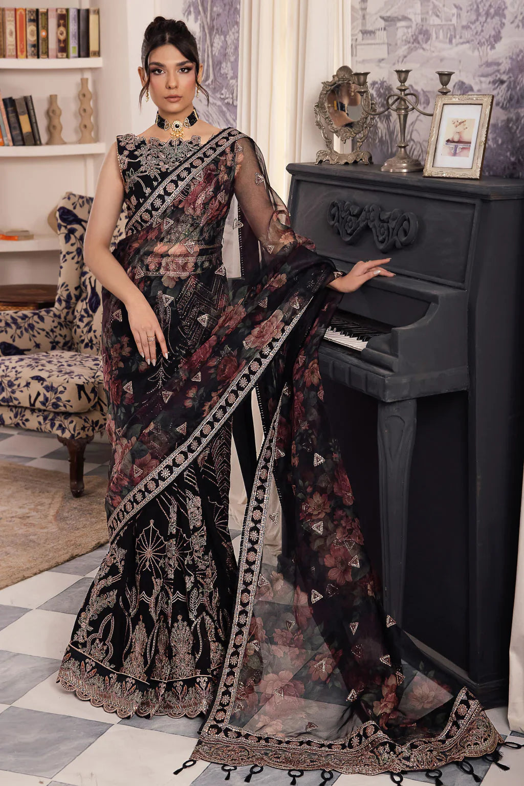 Iznik | Chinnon Chiffon | CC-32 KIAH by Iznik - Designer Dress - Type: Ladies Clothes - Available at Libayah - 100% Original