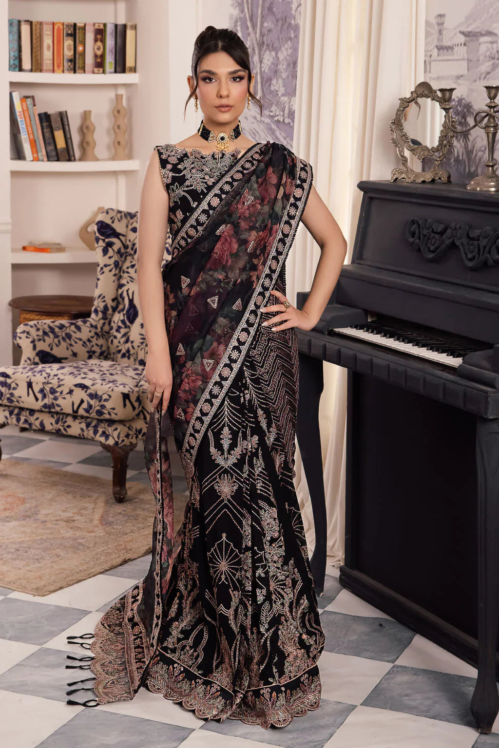 Iznik | Chinnon Chiffon | CC-32 KIAH by Iznik - Designer Dress - Type: Ladies Clothes - Available at Libayah - 100% Original