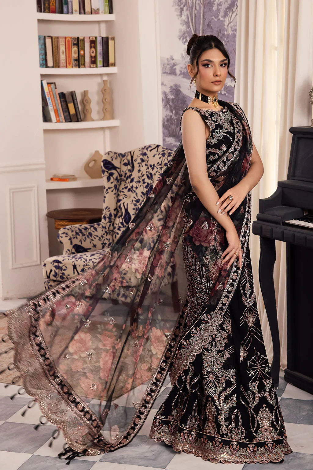 Iznik | Chinnon Chiffon | CC-32 KIAH by Iznik - Designer Dress - Type: Ladies Clothes - Available at Libayah - 100% Original