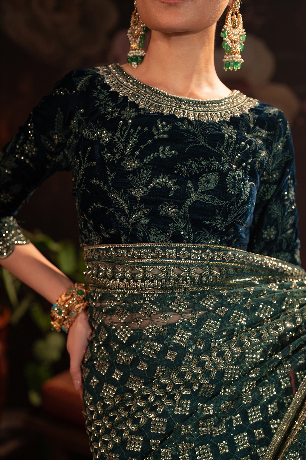Iznik | Exclusive Velvet | IV-46 by Iznik - Designer Dress - Type: Ladies Clothes - Available at Libayah - 100% Original