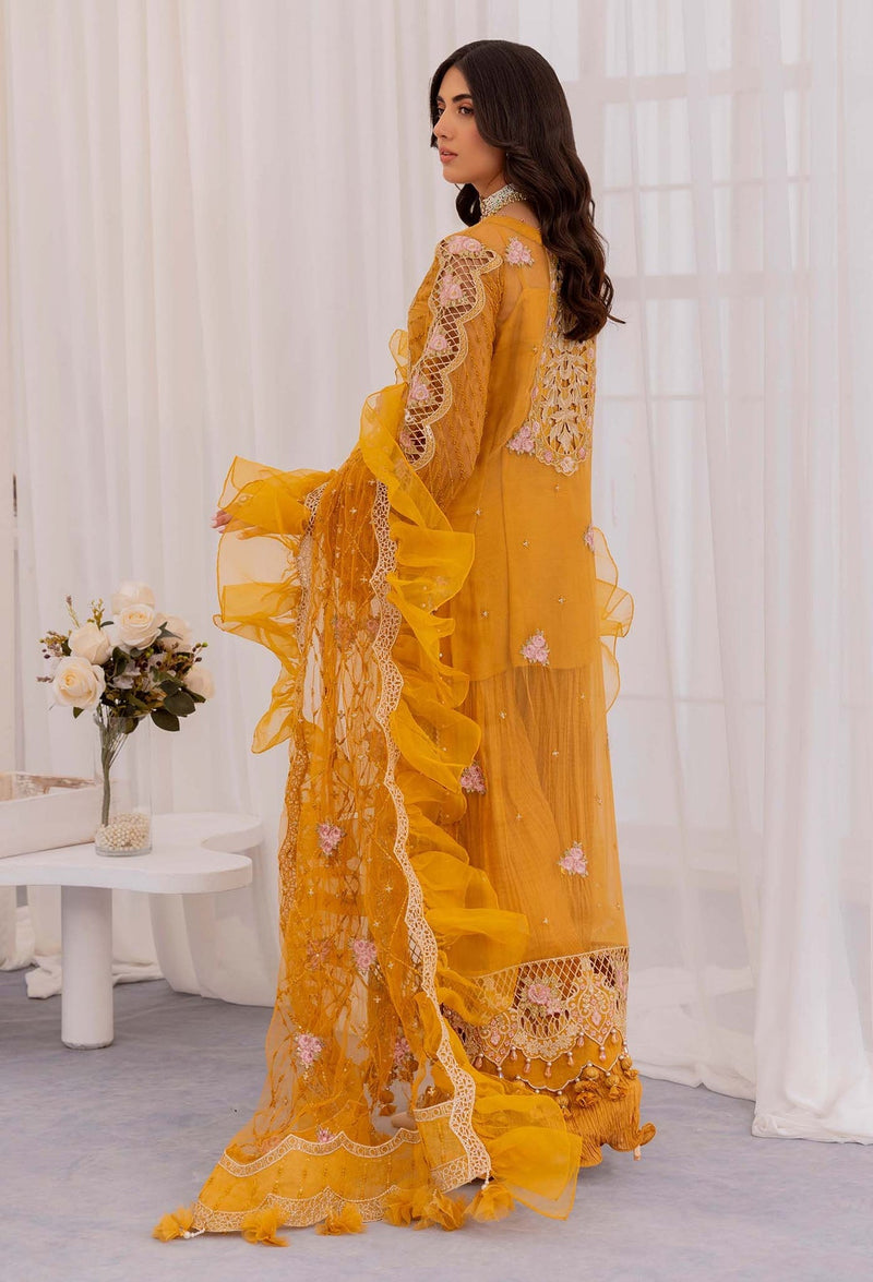 Adans Libas | Chantelle Chiffon | AMBER AGATE by Adans Libas - Designer Dress - Type: Formal - Available at Libayah - 100% Original