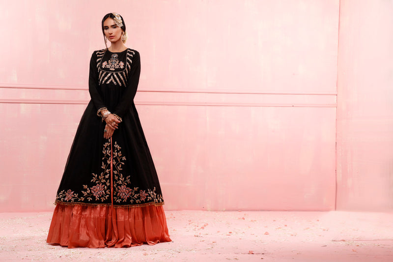 Wahajmkhan | Festive Fiesta Formals | THE RUSTIC NIGHT by Wahaj M.Khan - Designer Dress - Type: Ladies Clothes - Available at Libayah - 100% Original