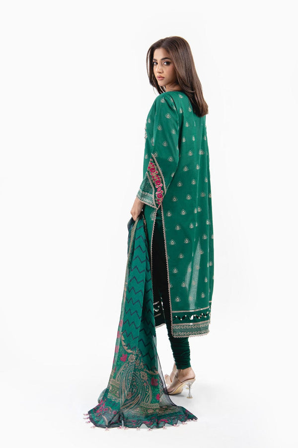 Alkaram | Puff Capsule | JC-03-24-Sea Green by Alkaram - Designer Dress - Type: Luxury - Available at Libayah - 100% Original