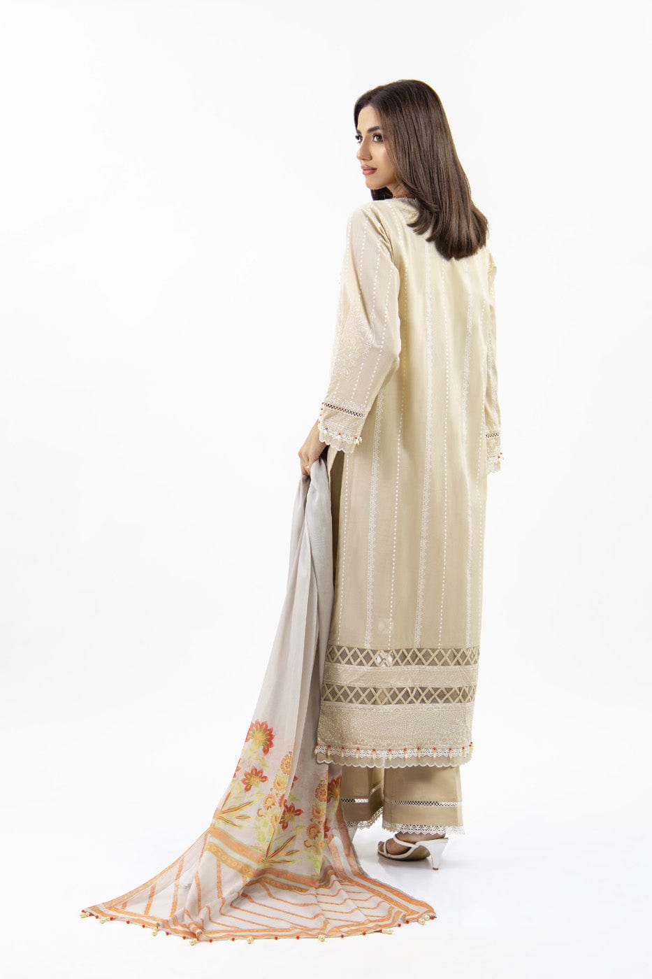 Alkaram | Puff Capsule | JC-04-24-Sand by Alkaram - Designer Dress - Type: Luxury - Available at Libayah - 100% Original