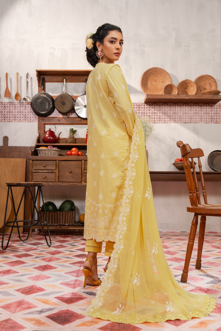 Alkaram | Puff Capsule |  JC-05-24-Yellow by Alkaram - Designer Dress - Type: Luxury - Available at Libayah - 100% Original