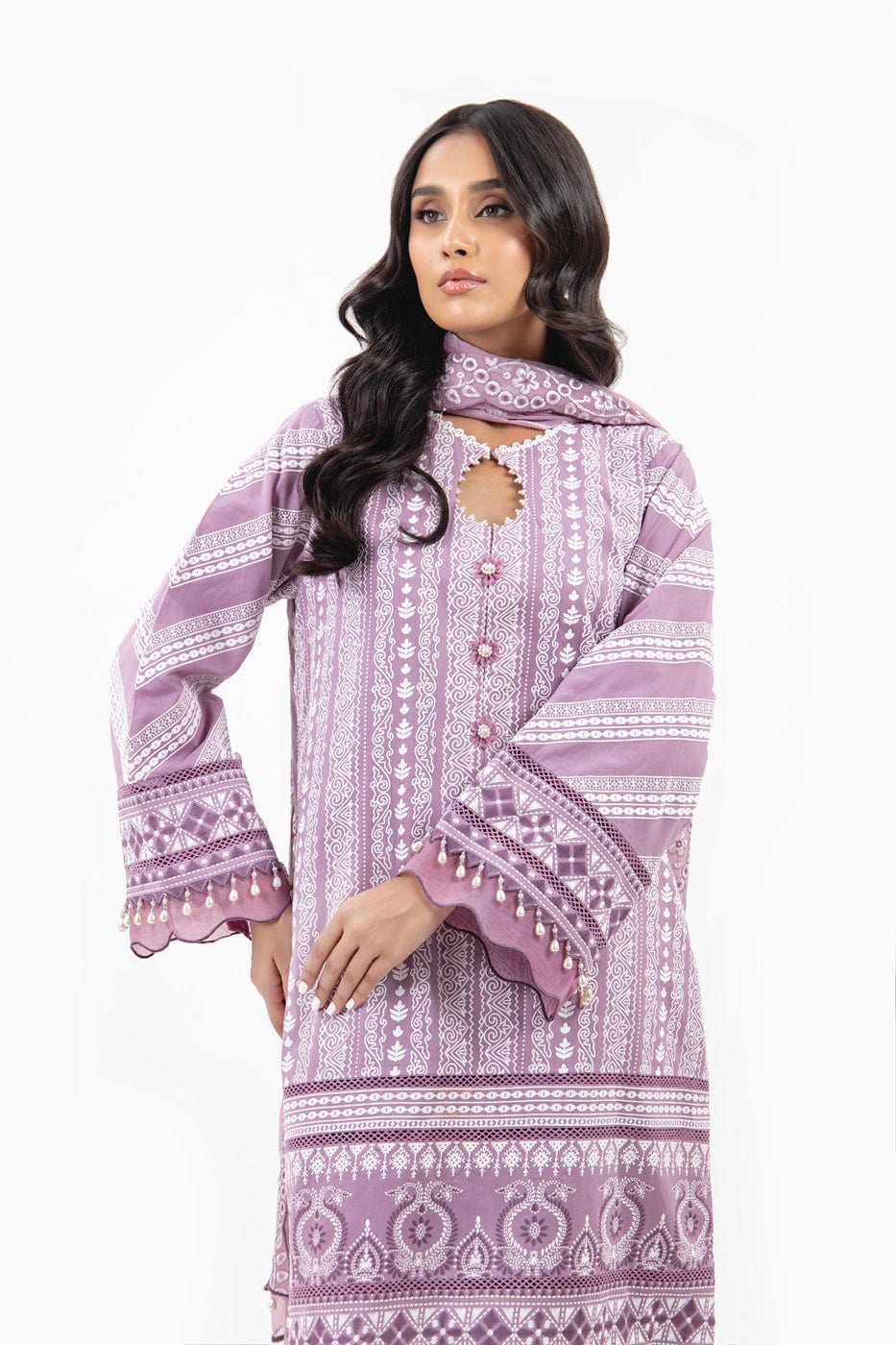 Alkaram | Puff Capsule | JC-06-24-Lilac by Alkaram - Designer Dress - Type: Luxury - Available at Libayah - 100% Original