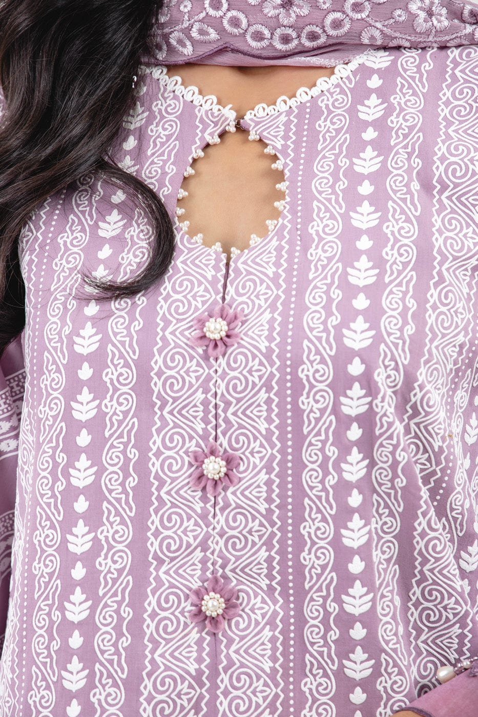 Alkaram | Puff Capsule | JC-06-24-Lilac by Alkaram - Designer Dress - Type: Luxury - Available at Libayah - 100% Original