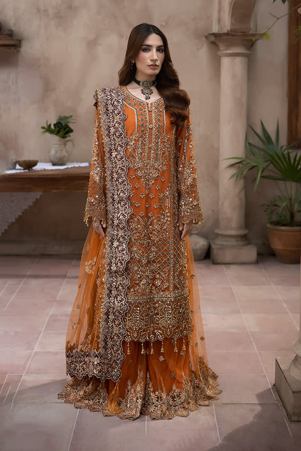Imrozia Premium | Jahanara Festive 26 | JF-34-A Narang by Imrozia Premium - Designer Dress  - Type : Ladies Clothes - Available at Libayah - 100% Original 
