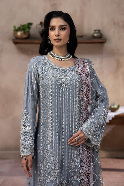 Imrozia Premium | Jahanara Festive 26 | JF-36-A Neelam by Imrozia Premium - Designer Dress  - Type : Ladies Clothes - Available at Libayah - 100% Original 