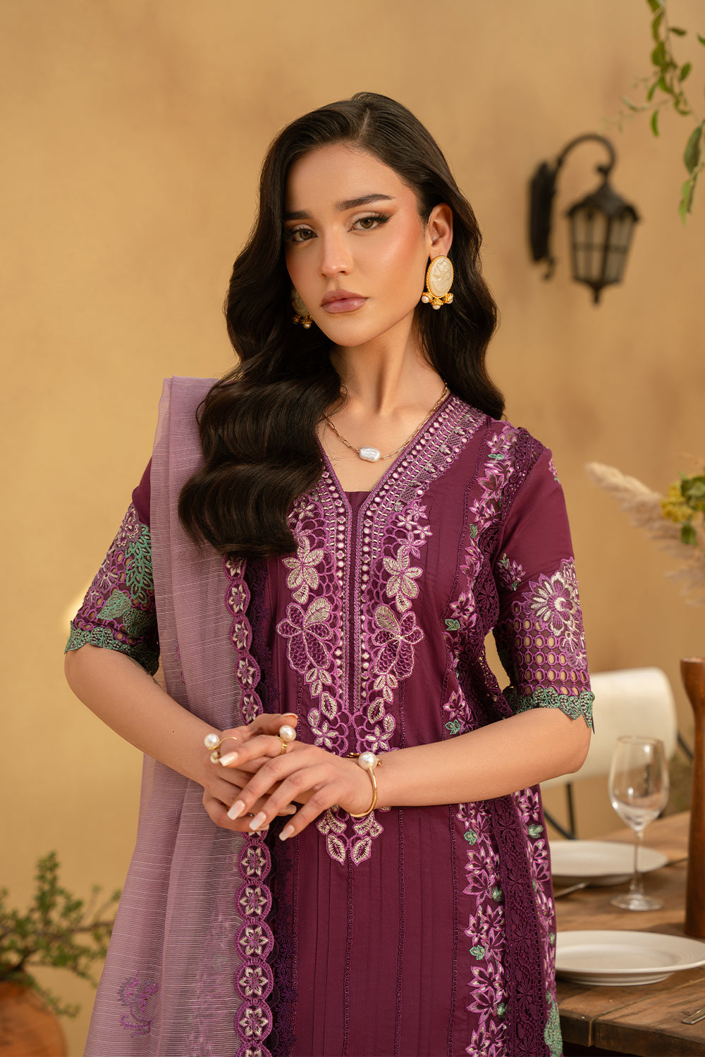 Saira Rizwan | Luxury Lawn 25 | VALERIE-SRL25-11 by Saira Rizwan - Designer Dress - Type: Ladies Clothes - Available at Libayah - 100% Original