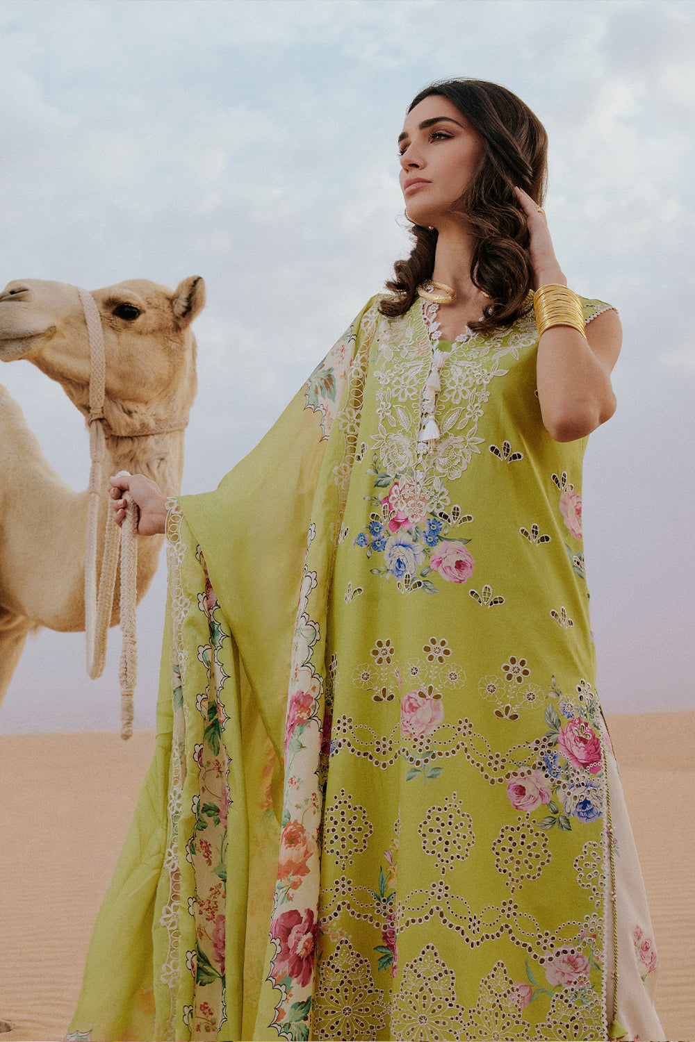 Saira Rizwan | Luxury Lawn 26 | NAVA-SRL26-08 by Saira Rizwan - Designer Dress  - Type : Ladies Clothes - Available at Libayah - 100% Original 