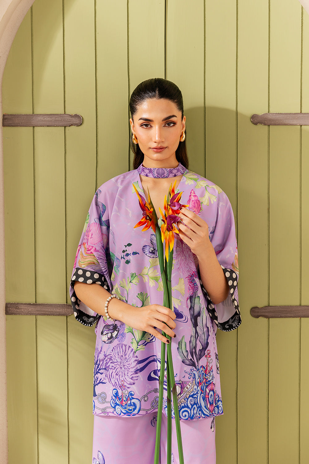 LILAC LUSH - SRSP-25-10 – authentic Pakistani dress from the Saira Rizwan Silk Coords 25 collection for women in the UK.