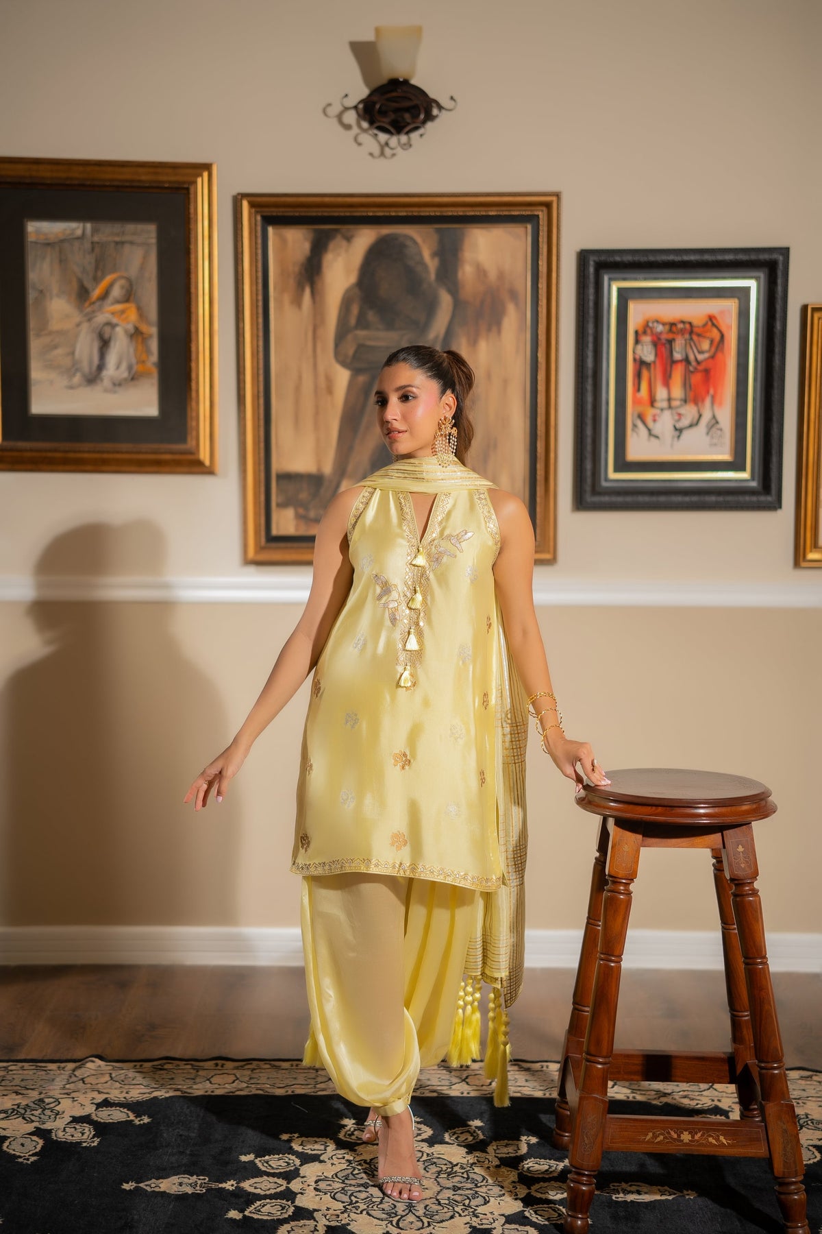 The Pink Tree Company | Blockem Formals |BUTTER BLOOM by The Pink Tree Company - Designer Dress  - Type : Ladies Clothes - Available at Libayah - 100% Original 