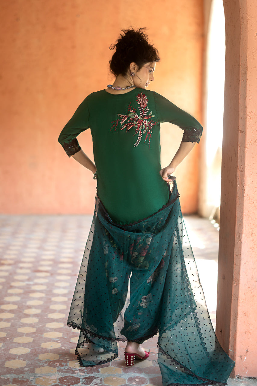 Zainab Chottani | Summer Edition 26 | Jade Mystique by Zainab Chottani - Designer Dress  - Type : Ladies Clothes - Available at Libayah - 100% Original 