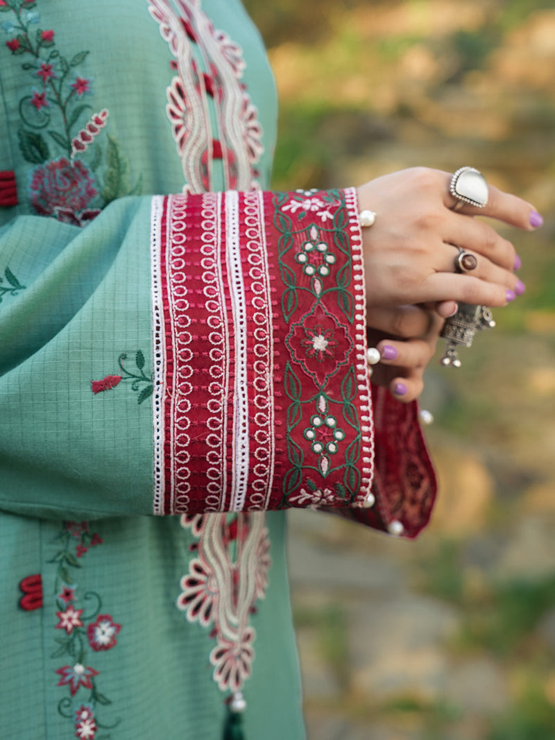 Hemstitch | The Garden Lawn | Jade by Hemstitch - Designer Dress  - Type : Ladies Clothes - Available at Libayah - 100% Original 