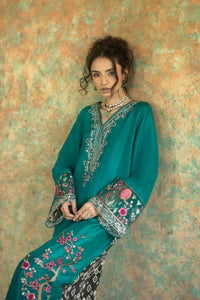 Zainab Chottani | Summer Edition 26 | Jade Muse Kaftan by Zainab Chottani - Designer Dress  - Type : Ladies Clothes - Available at Libayah - 100% Original 