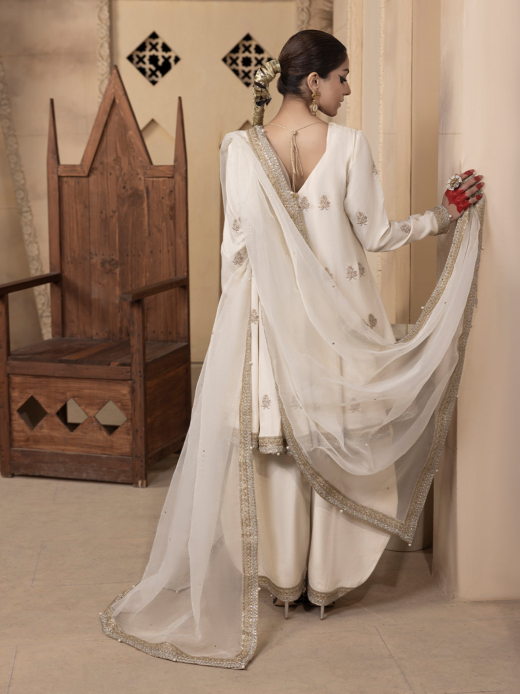 Hem Stitch | Raw Silk Edit 25 | Jahanara by Hemstitch - Designer Dress - Type: Ladies Clothes - Available at Libayah - 100% Original