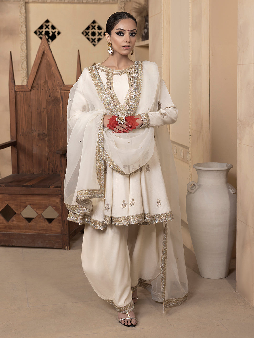 Hem Stitch | Raw Silk Edit 25 | Jahanara by Hemstitch - Designer Dress - Type: Ladies Clothes - Available at Libayah - 100% Original