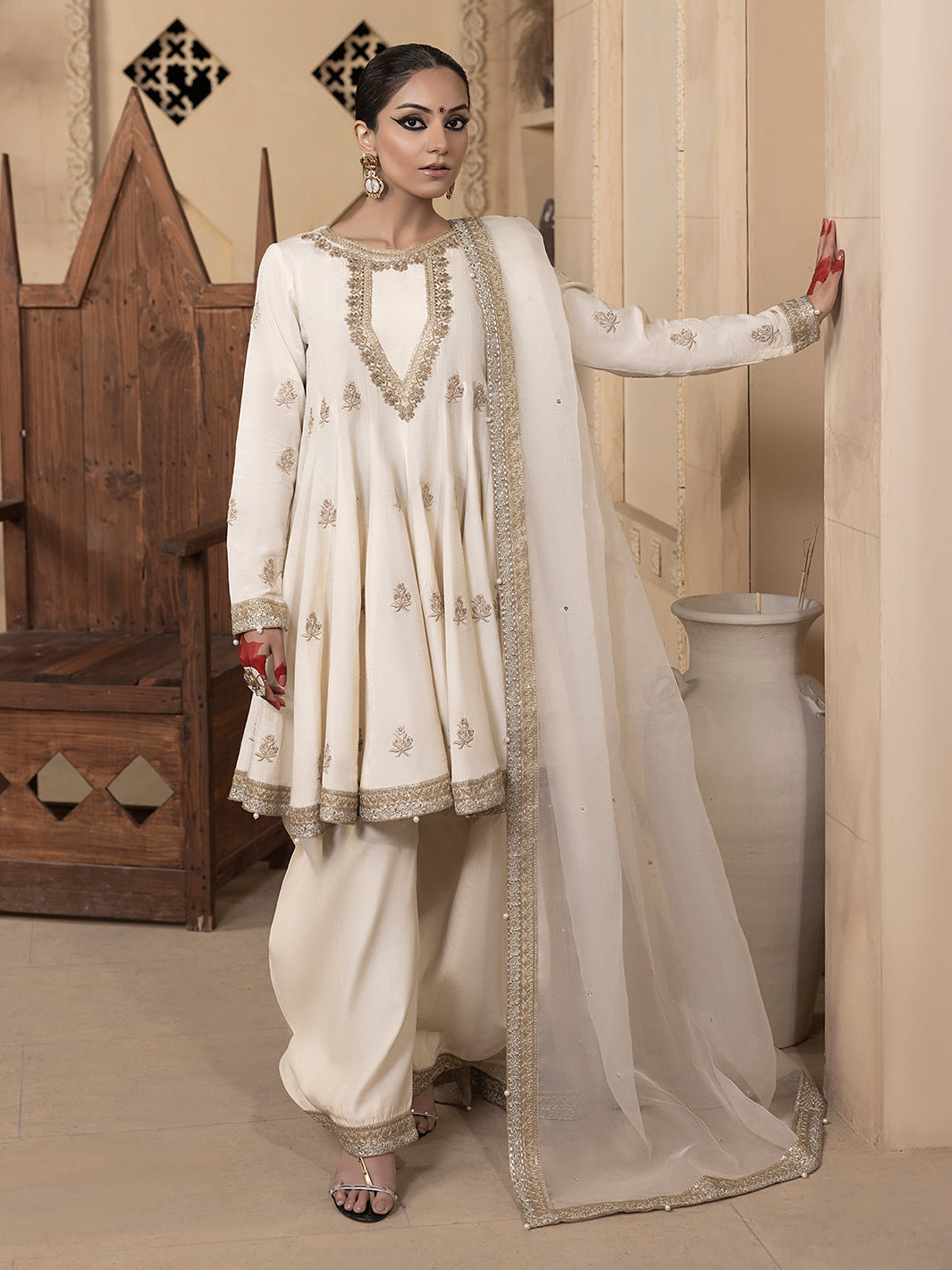 Hem Stitch | Raw Silk Edit 25 | Jahanara by Hemstitch - Designer Dress - Type: Ladies Clothes - Available at Libayah - 100% Original