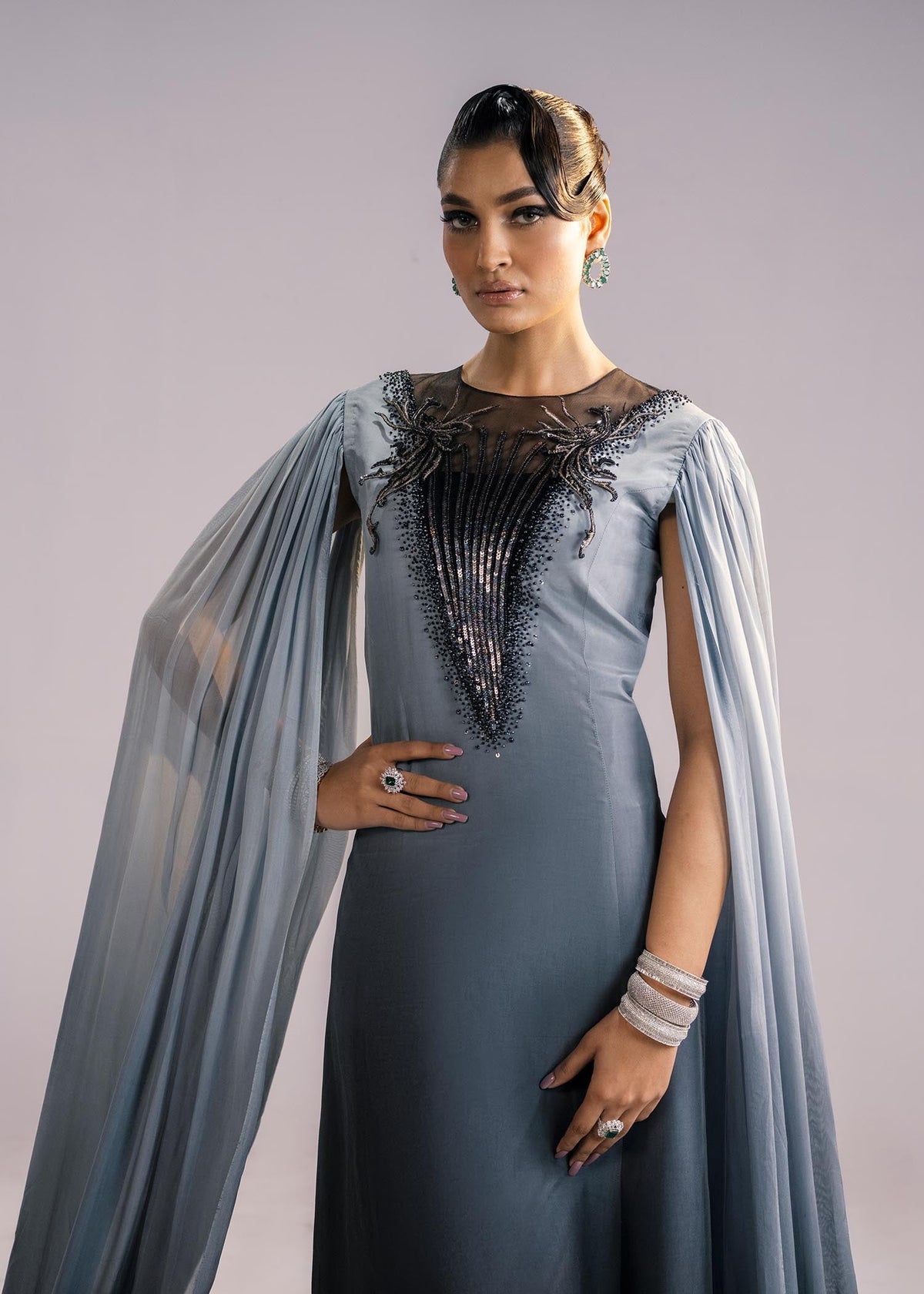 Jamnii | Mystic Garden | Raven by Jamnii - Designer Dress - Type: Ladies Clothes - Available at Libayah - 100% Original