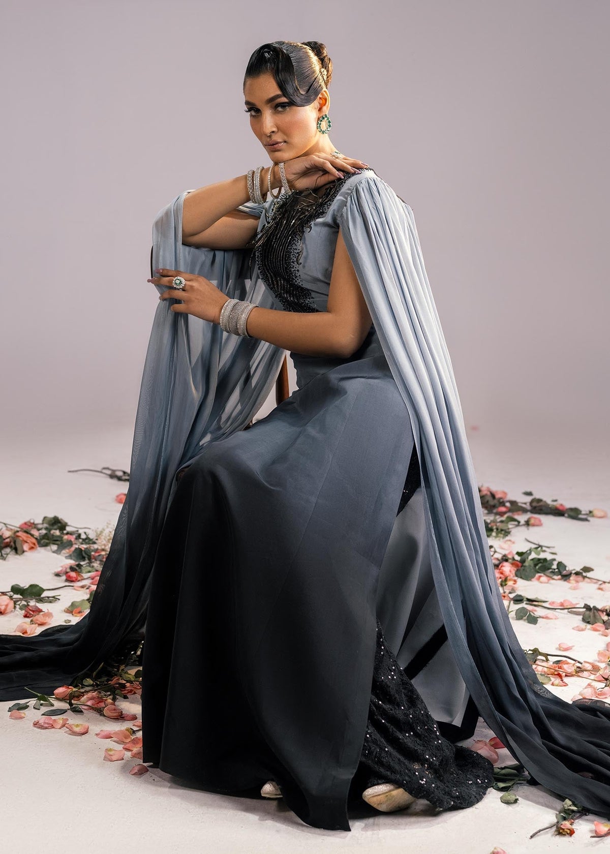 Jamnii | Mystic Garden | Raven by Jamnii - Designer Dress - Type: Ladies Clothes - Available at Libayah - 100% Original