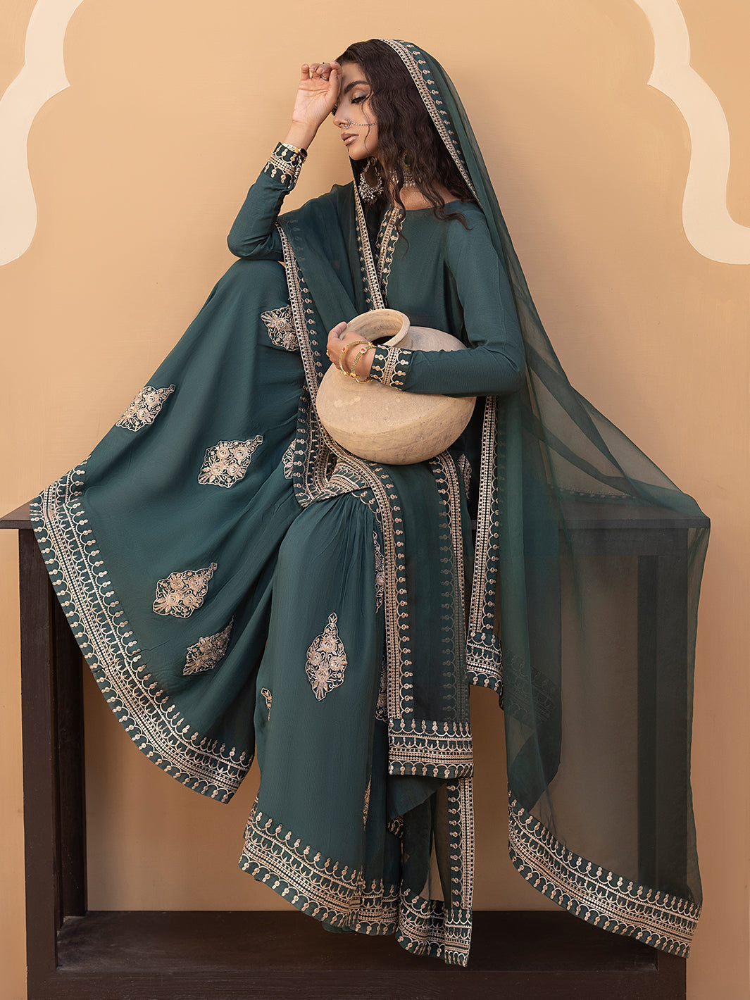 Hem Stitch | Raw Silk Edit 25 | Jasmine by Hemstitch - Designer Dress - Type: Ladies Clothes - Available at Libayah - 100% Original