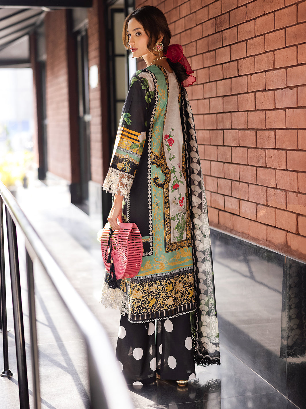 Mahnur | After Hours Luxury Lawn 25 | Jellybean Joy by Mahnur - Designer Dress - Type: Ladies Clothes - Available at Libayah - 100% Original