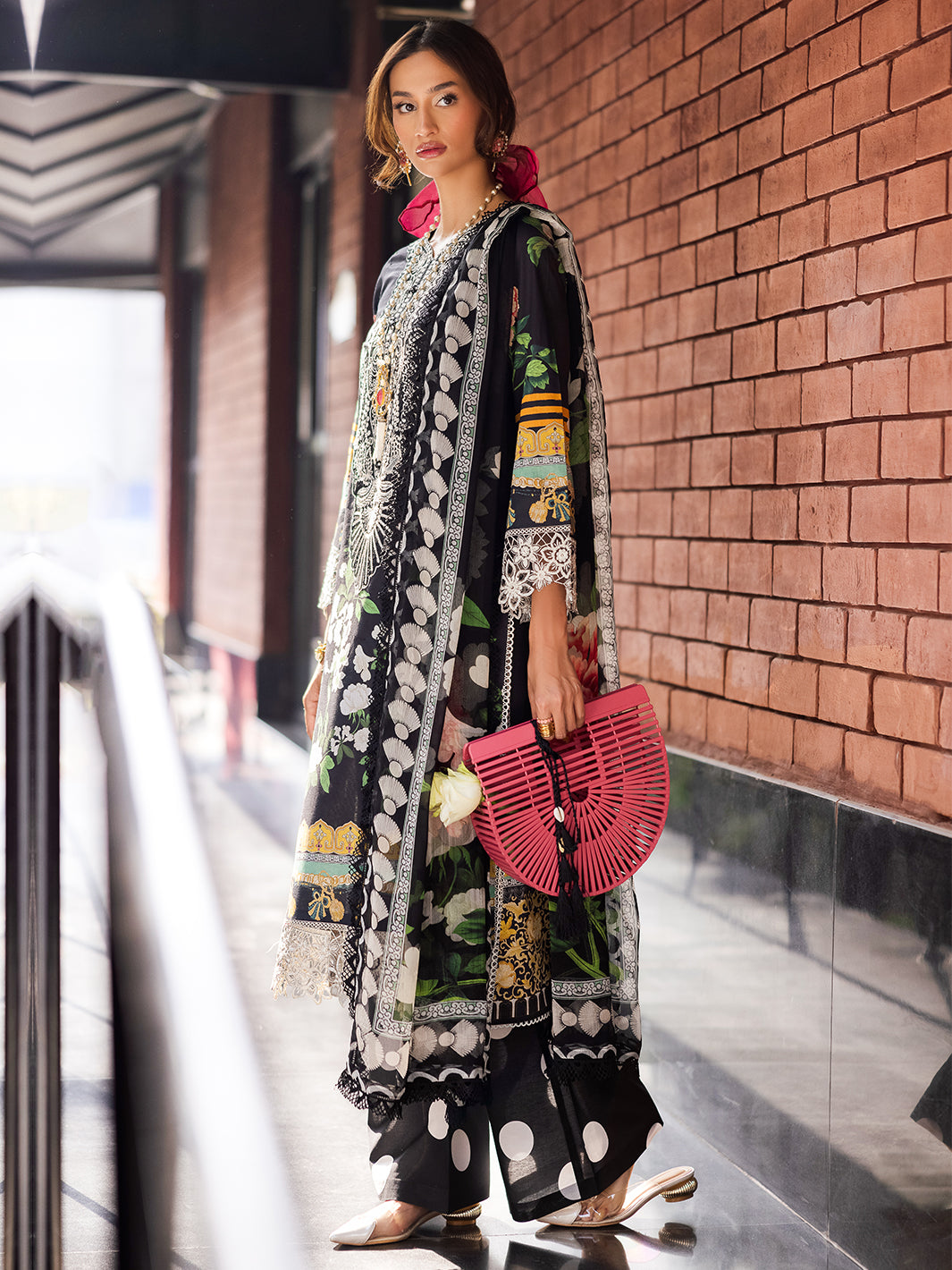 Mahnur | After Hours Luxury Lawn 25 | Jellybean Joy by Mahnur - Designer Dress - Type: Ladies Clothes - Available at Libayah - 100% Original