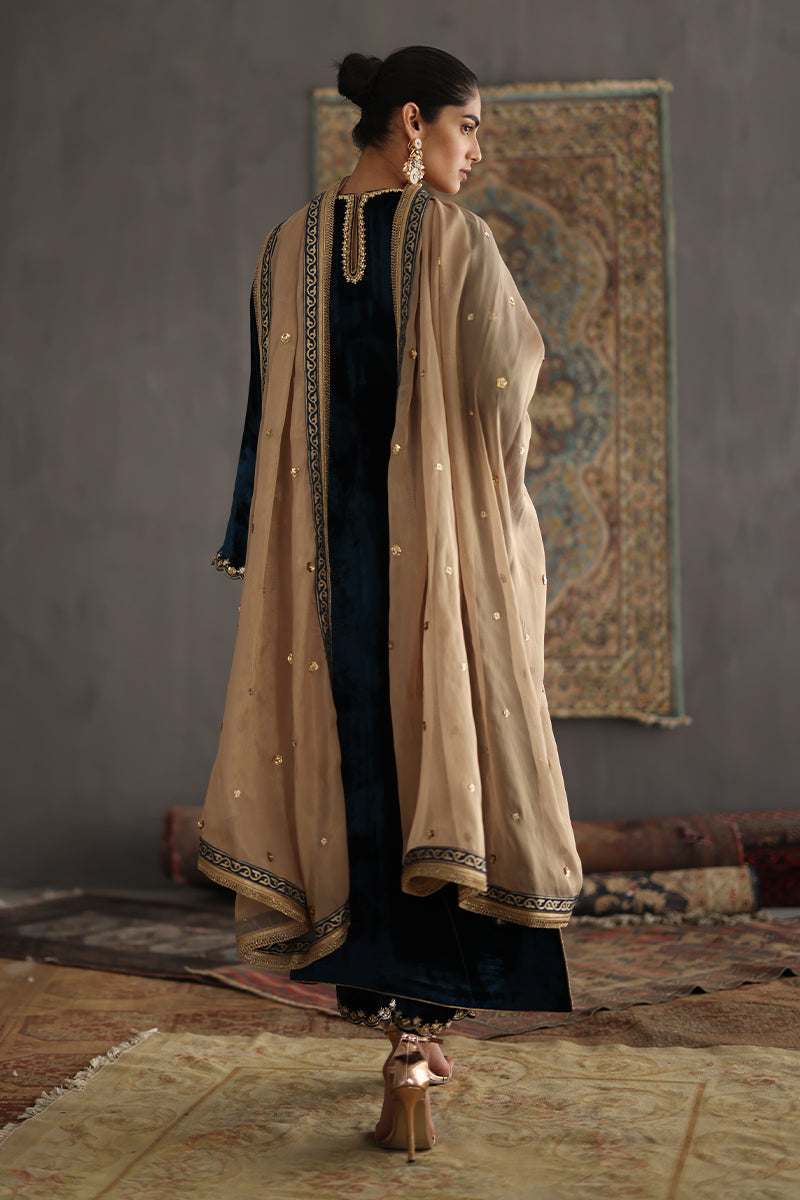 Sana Abbas | Velvet Formals | JOLINE by Sana Abbas - Designer Dress - Type: Ladies Clothes - Available at Libayah - 100% Original