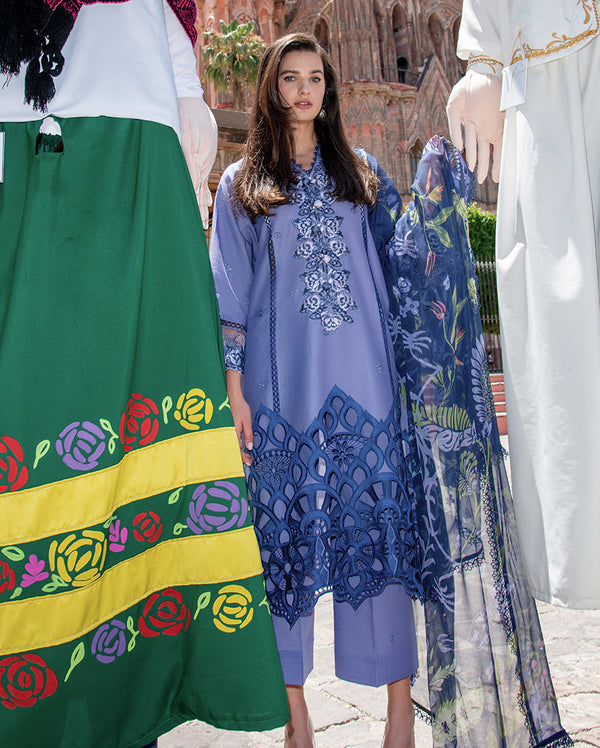 Mushq | Odyssey Lawn 26 | Juana by Mushq - Designer Dress  - Type : Ladies Clothes - Available at Libayah - 100% Original 