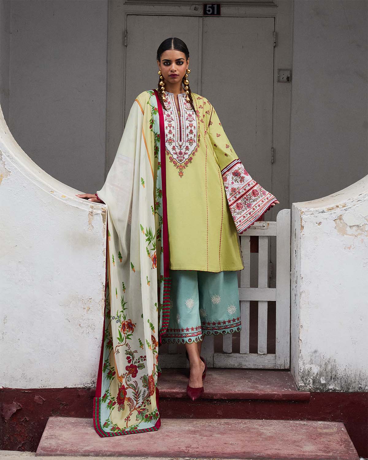 Jugnu | SS 25 | Siran by Jugnu - Designer Dress - Type: Ladies Clothes - Available at Libayah - 100% Original