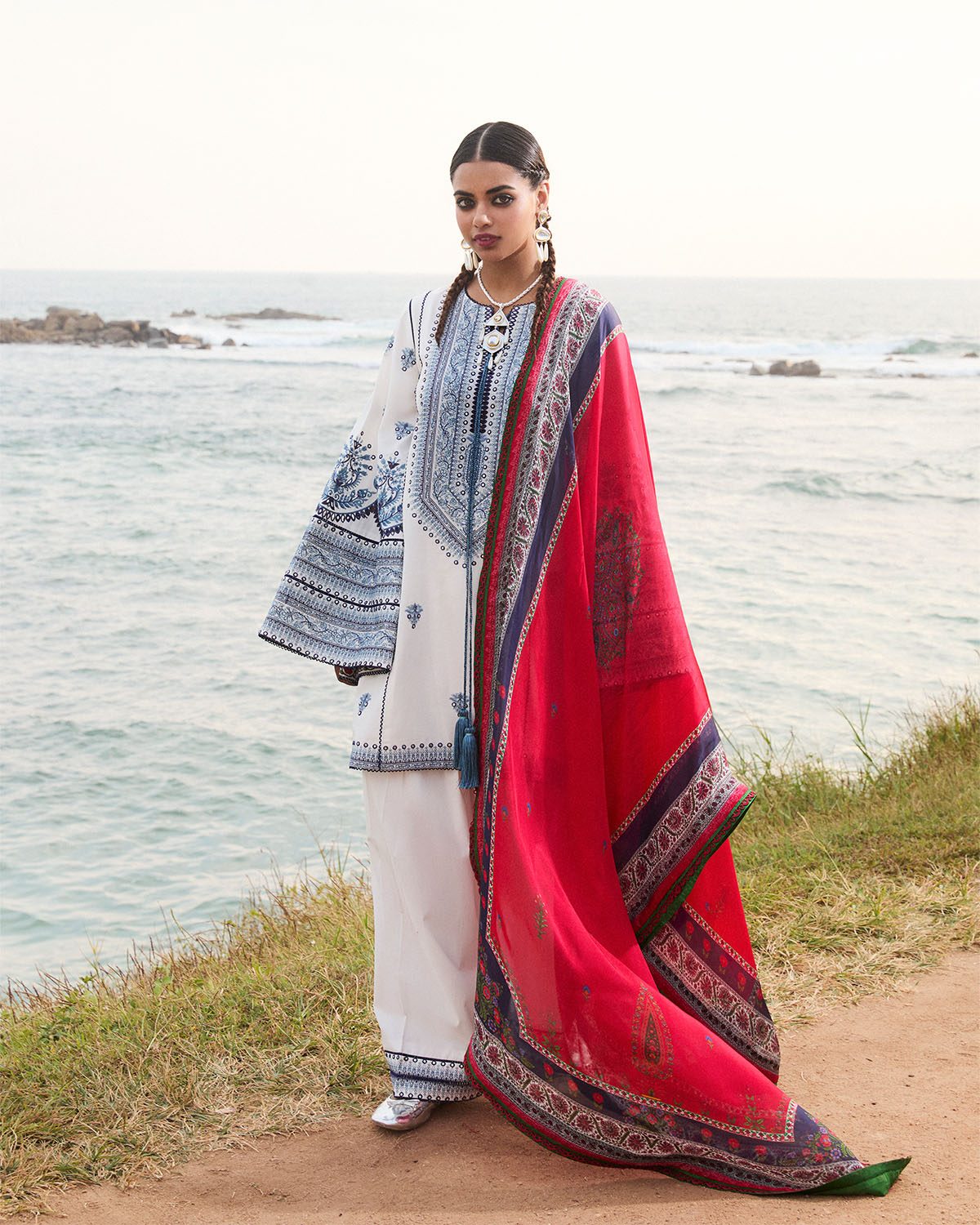 Jugnu | SS 25 | Tawi by Jugnu - Designer Dress - Type: Ladies Clothes - Available at Libayah - 100% Original