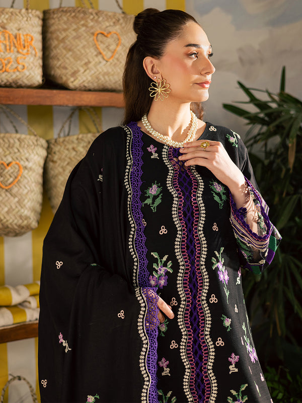 Mahnur | Kaia Slub Linen 25 | K - 02 | 3 PC LINEN by Mahnur - Designer Dress  - Type : Ladies Clothes - Available at Libayah - 100% Original 