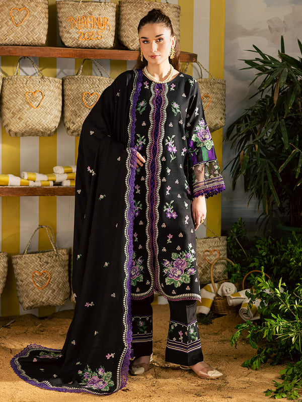 Mahnur | Kaia Slub Linen 25 | K - 02 | 3 PC LINEN by Mahnur - Designer Dress  - Type : Ladies Clothes - Available at Libayah - 100% Original 