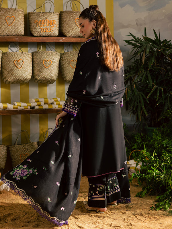 Mahnur | Kaia Slub Linen 25 | K - 02 | 3 PC LINEN by Mahnur - Designer Dress  - Type : Ladies Clothes - Available at Libayah - 100% Original 