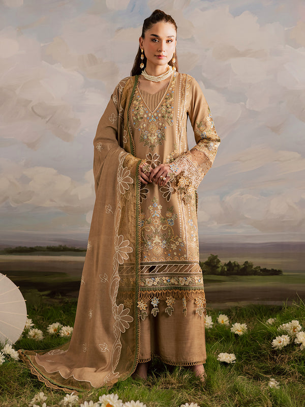 Mahnur | Kaia Slub Linen 25 | K - 04 | 3 PC LINEN by Mahnur - Designer Dress  - Type : Ladies Clothes - Available at Libayah - 100% Original 
