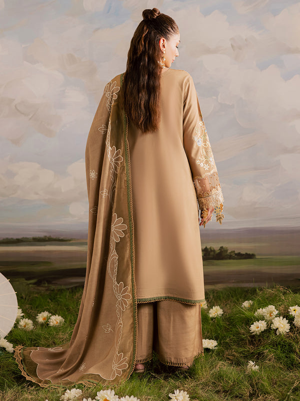 Mahnur | Kaia Slub Linen 25 | K - 04 | 3 PC LINEN by Mahnur - Designer Dress  - Type : Ladies Clothes - Available at Libayah - 100% Original 