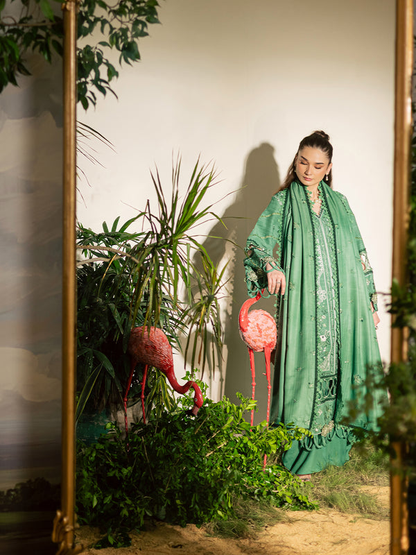 Mahnur | Kaia Slub Linen 25 | K - 05 | 3 PC LINEN by Mahnur - Designer Dress  - Type : Ladies Clothes - Available at Libayah - 100% Original 