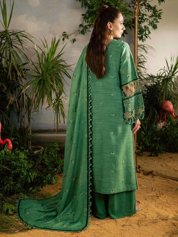 Mahnur | Kaia Slub Linen 25 | K - 05 | 3 PC LINEN by Mahnur - Designer Dress  - Type : Ladies Clothes - Available at Libayah - 100% Original 