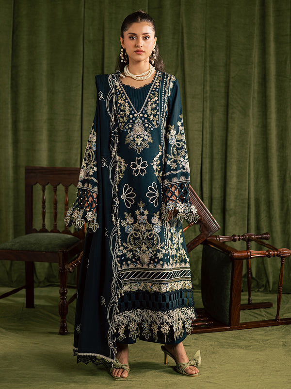 Mahnur | Kaia Slub Linen 25 | K - 07 | 3 PC LINEN by Mahnur - Designer Dress  - Type : Ladies Clothes - Available at Libayah - 100% Original 