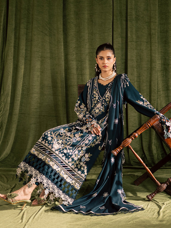 Mahnur | Kaia Slub Linen 25 | K - 07 | 3 PC LINEN by Mahnur - Designer Dress  - Type : Ladies Clothes - Available at Libayah - 100% Original 